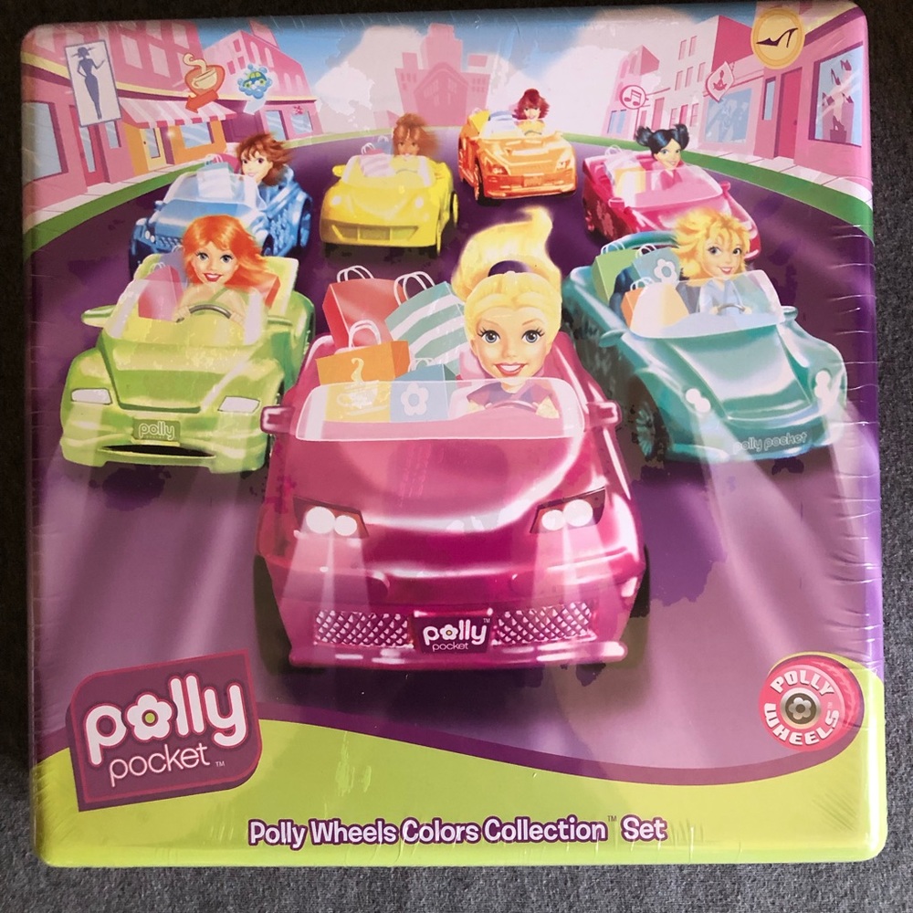 Toys R Us Exclusive Polly Pocket Polly Wheels Colors Collection Set